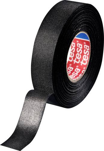 Tesa 51025-00002-10 Gewebeklebeband Schwarz (L x B) 25m x 19mm 1St. von Tesa