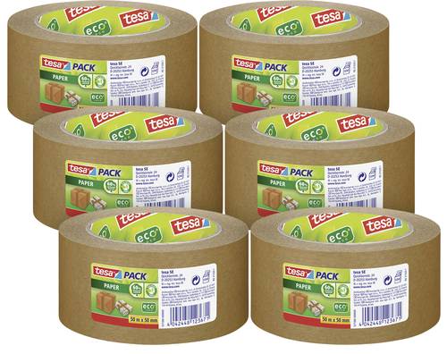 Tesa 57180 Packband (L x B) 50m x 50mm 6St. von Tesa