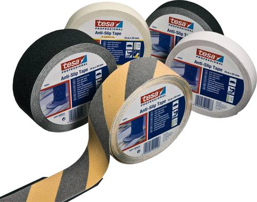 Tesa 60950-00000-00 Anti-Rutschband tesa® Professional Schwarz (L x B) 15m x 25mm 1St. von Tesa