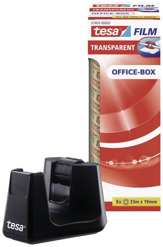 Tesa Easy Cut Smart + tesafilm transparent 53906-00000-00 tesafilm Schwarz (L x B) 33m x 19mm 1 Set von Tesa