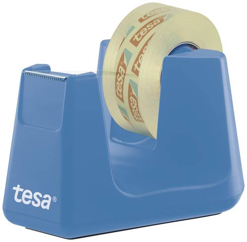 Tesa Easy Cut Smart + tesafilm transparent 53908-00000-00 tesafilm Cyan (L x B) 33m x 19mm 1 Set von Tesa