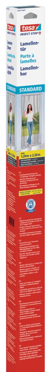 tesa Fliegengitter Insect Stop STANDARD XL anthrazit 1,2 x 2,5 m von Tesa