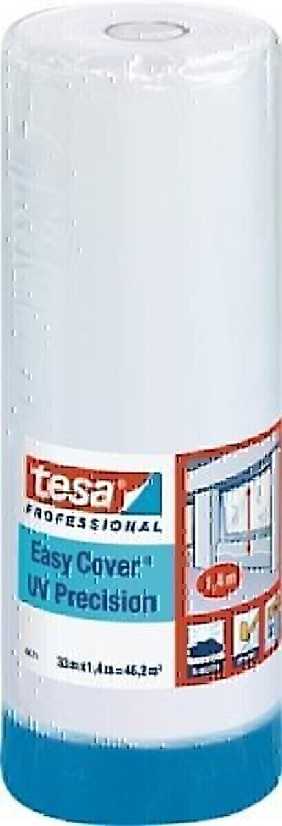 Tesa Folienband Easy Cover® 4411 UV Präzision Plus L.33m B.1400mm Rl. von Tesa