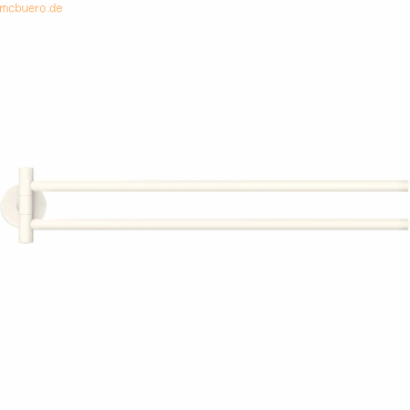 Tesa Handtuchhalter Moon White 2-armig inkl. Klebelösung Tesa Handtuchhalter Moon White 2-armig inkl. Klebelösung von Tesa