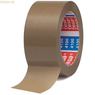 36 x Tesa Klebeband tesapack Comfort 4100 50mm x 66m chamois von Tesa