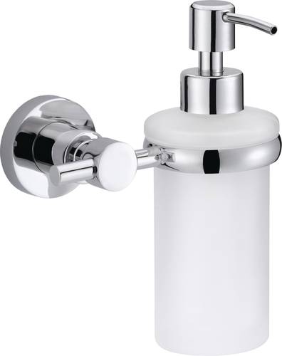 Tesa LOXX 40281-00000-00 Seifenspender 200ml Chrom (glänzend), Weiß (satiniert) von Tesa