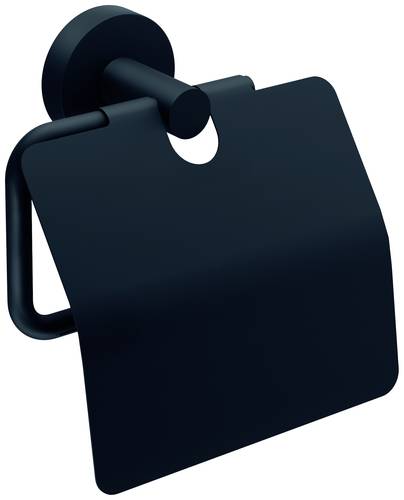Tesa MOON BLACK Klopapierhalter mit Deckel Klebstoff Schwarz 1St. Tesa MOON BLACK Klopapierhalter mit Deckel Klebstoff Schwarz 1St. von Tesa