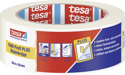 Tesa PREMIUM 04306-00045-02 Kreppband tesakrepp® Beige (L x B) 50m x 38mm 1St. von Tesa