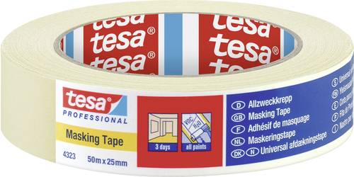 Tesa STANDARD 04323-00041-00 Kreppband tesakrepp® Beige (L x B) 50m x 25mm von Tesa