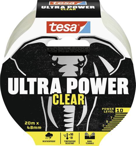 Tesa ULTRA POWER CLEAR 56496-00000-00 Reparaturband Transparent (L x B) 10m x 48mm 1St. von Tesa