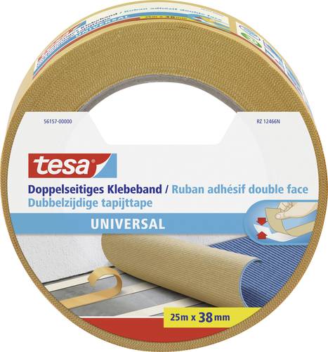 Tesa UNIVERSAL 56157-00000-11 Doppelseitiges Klebeband (L x B) 25m x 38mm 1St. von Tesa