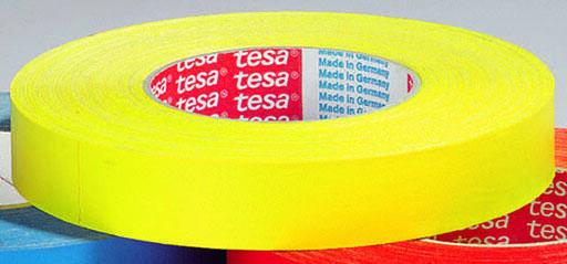 tesa Gewebebänder 25 mm x 50 m blau von Tesa