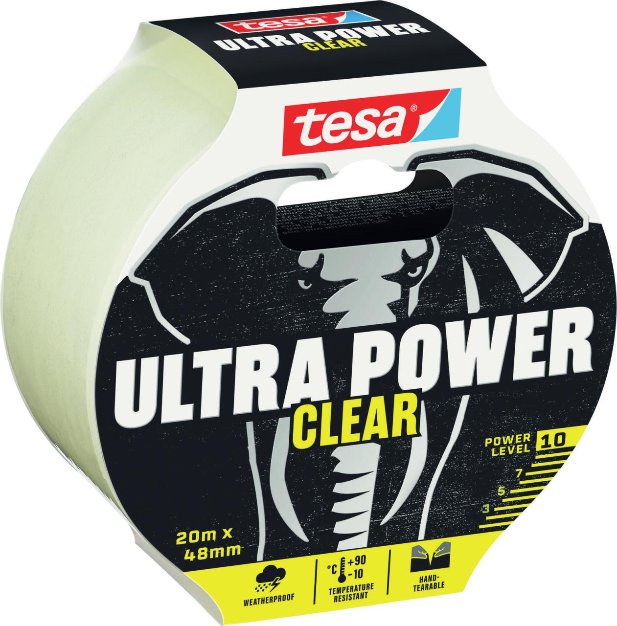 tesa Gewebebänder Montageband 48 mm x 20 m transparent tesa Gewebebänder Montageband 48 mm x 20 m transparent von Tesa