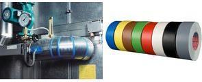 tesa Gewebeband 4651 Premium, 38 mm x 50 m, grün Kunststoffbeschichtung aus 148 mesh Zellwollgewebeträger und (04651-00532-00) von Tesa