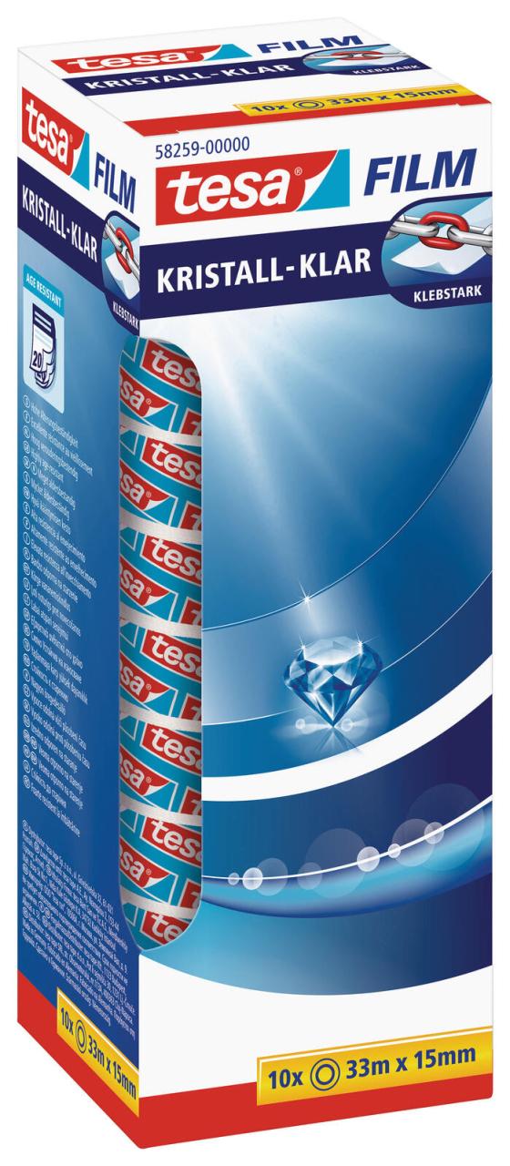 tesa KRISTALL-KLAR Klebefilm 15 mm x 33 m transparent tesa KRISTALL-KLAR Klebefilm 15 mm x 33 m transparent von Tesa