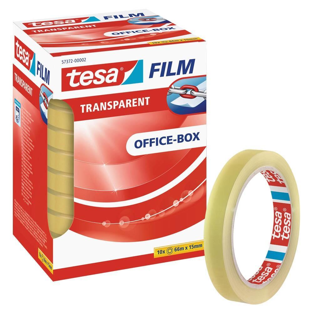 tesa Klebefilm 15 mm x 66 m transparent von Tesa