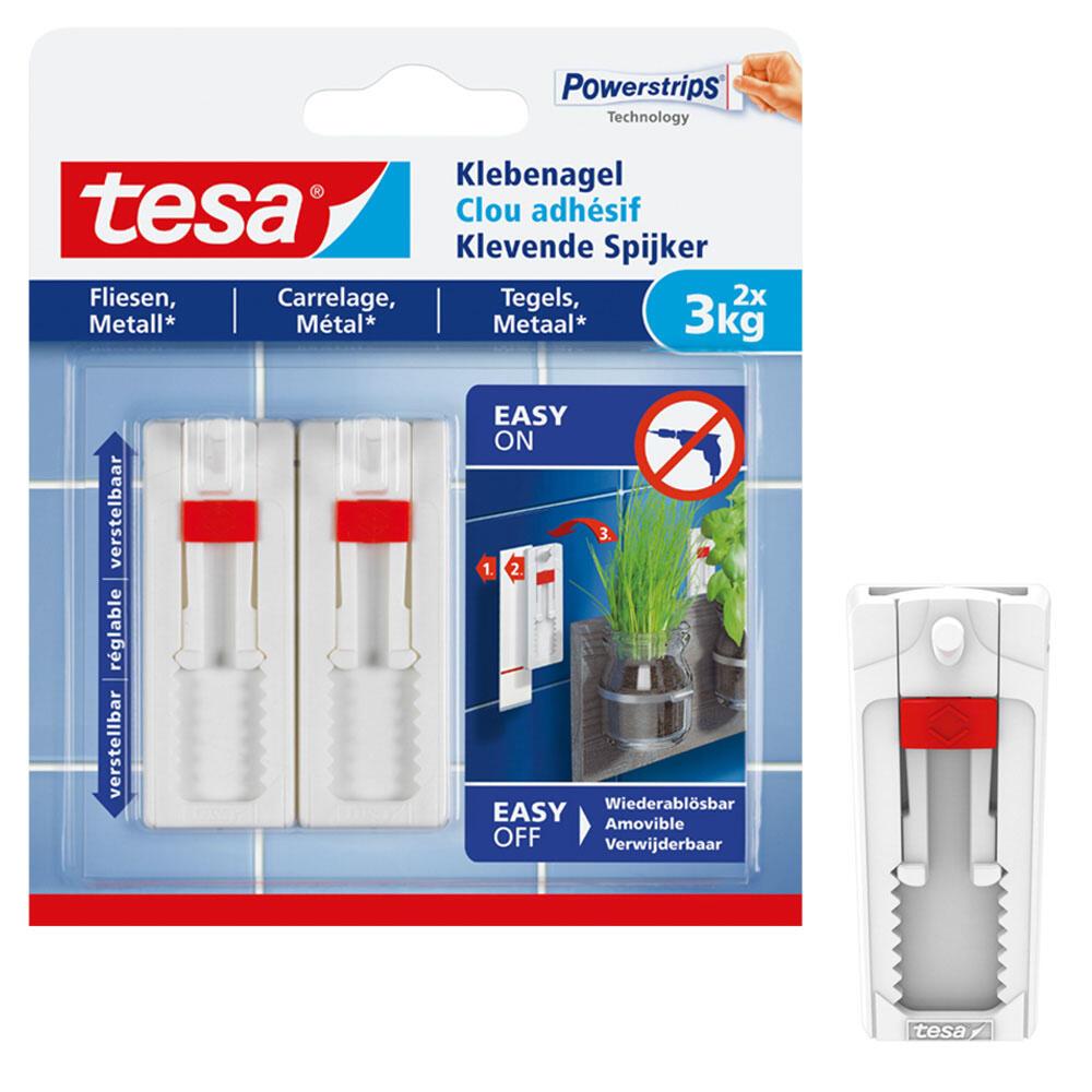 tesa Powerstrips Klebenägel 2.4 cm x 6.4 cm weiß tesa Powerstrips Klebenägel 2.4 cm x 6.4 cm weiß von Tesa