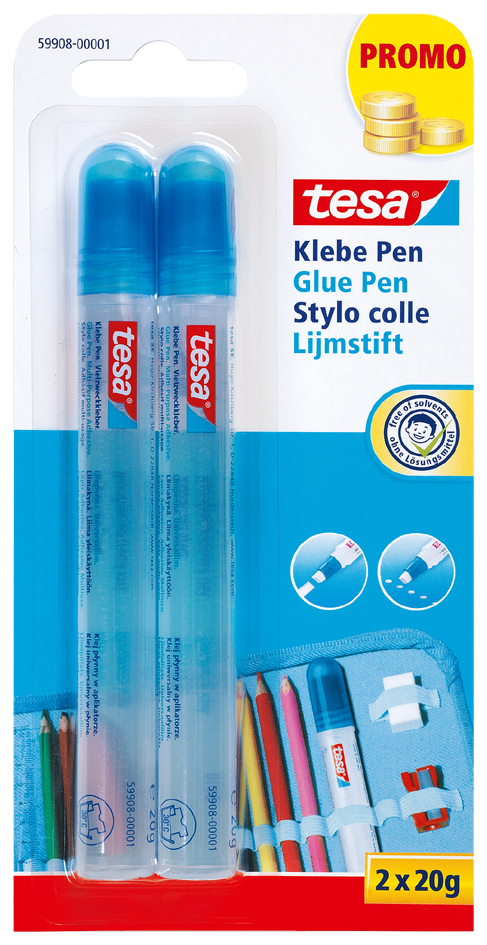 tesa Klebepen , Glue Pen, , lösemittelfrei, 2 x 20 g tesa Klebepen , Glue Pen, , lösemittelfrei, 2 x 20 g von Tesa
