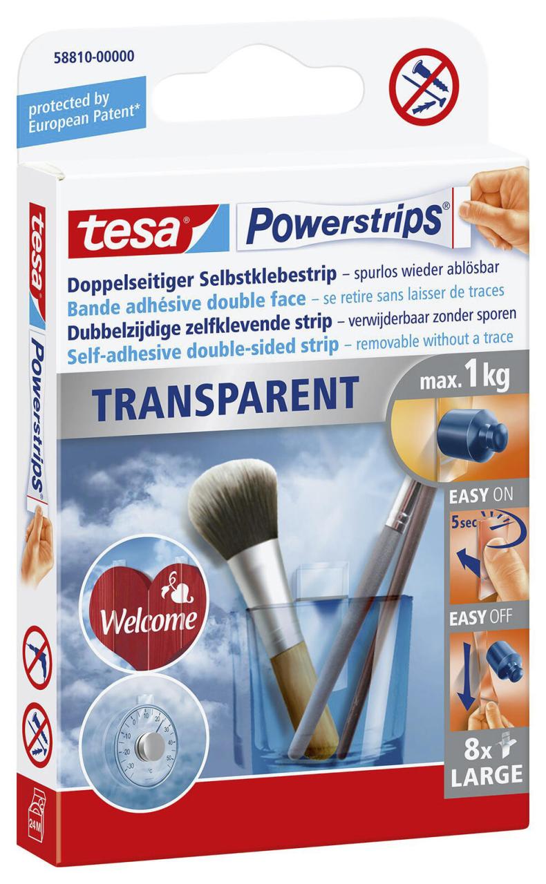 tesa Klebestreifen 2 cm x 5 cm transparent von Tesa
