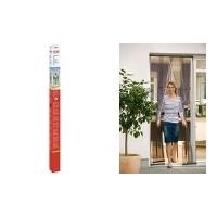 tesa Lamellentür STANDARD, 0,95 m x 2,20 m, weiß aus Fiberglas, problemloses Öffnen und Schließen der Tür (55198-00000-00) von Tesa