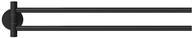 tesa MOON BLACK Handtuchhalter 2 Handtuchstangen Klebstoff Metall (40562-00000-00) von Tesa