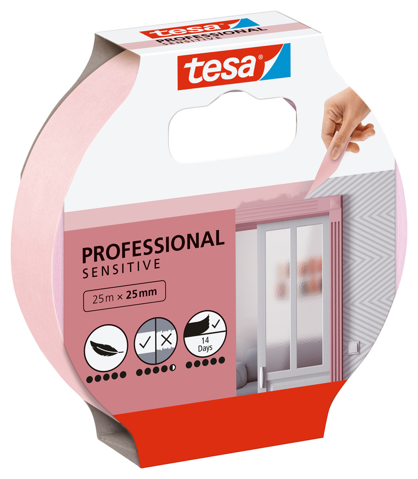 tesa Maler Krepp Precision Sensitive Abdeckband, 38 mm x 25m tesa Maler Krepp Precision Sensitive Abdeckband, 38 mm x 25m von Tesa