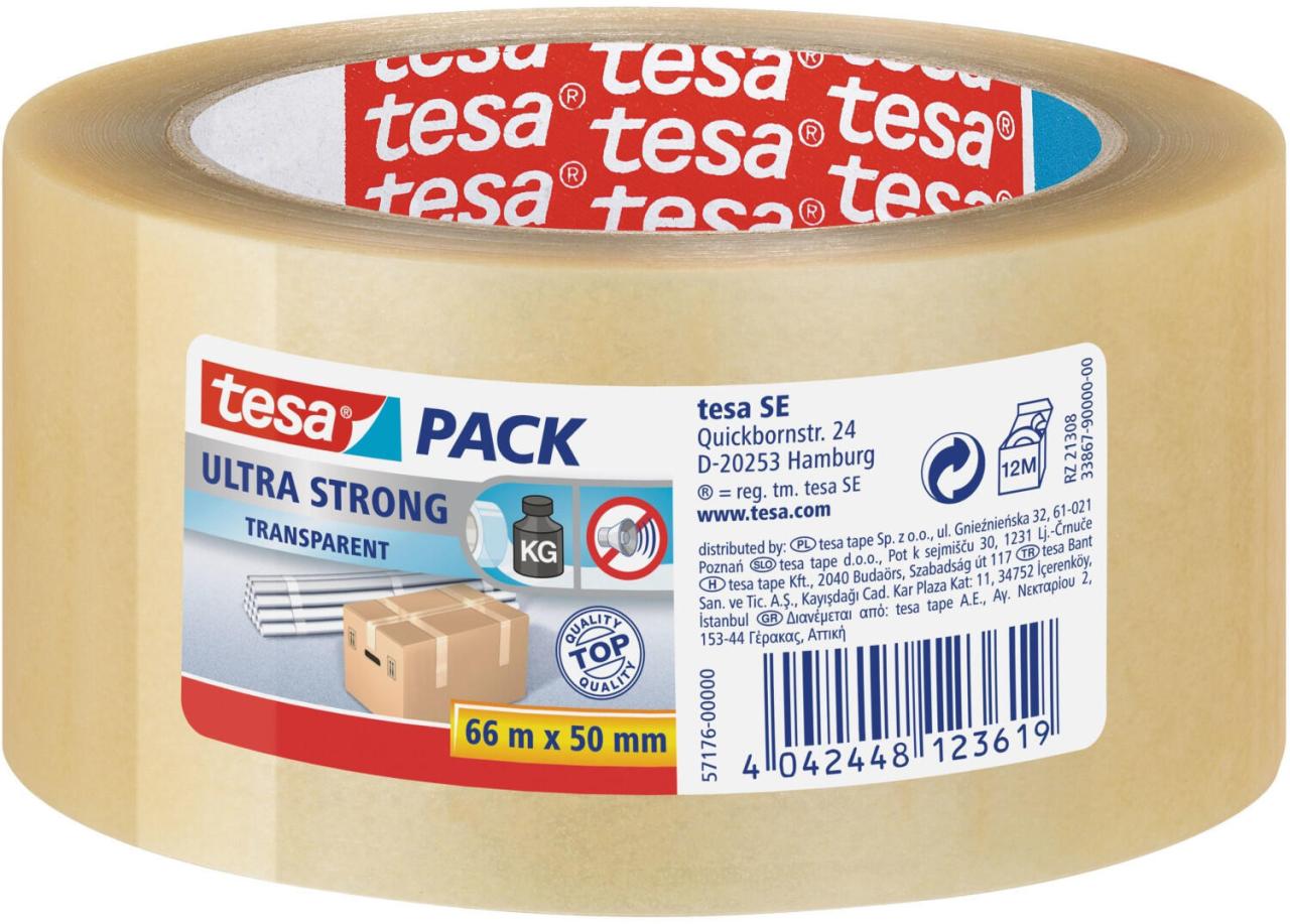 tesa tesapack® 4124 ultra strong Packband 50 mm x 66 m transparent tesa tesapack® 4124 ultra strong Packband 50 mm x 66 m transparent von Tesa