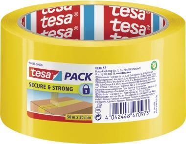 tesa Packband Secure & Strong 58643-00000-00 50mmx50m ge (58643-00000-00) von Tesa