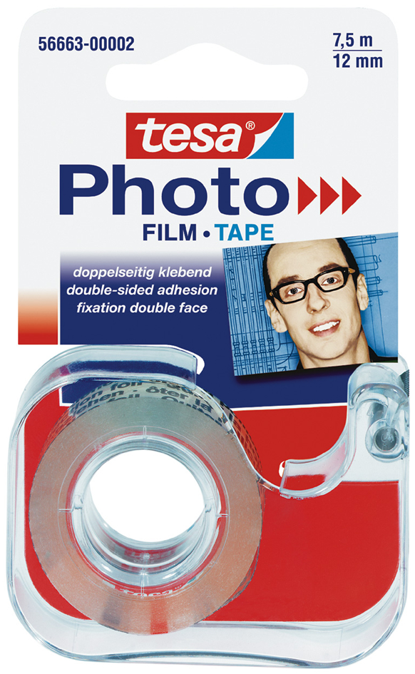 tesa Photo Film Abroller, inkl. Foto Film 12 mm x 7,5 m von Tesa