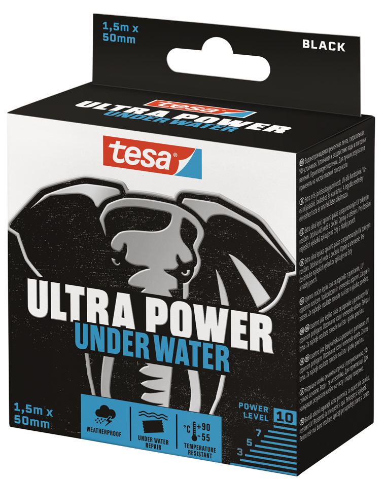 tesa Reparaturband ULTRA POWER UNDER WATER, 50 mm x 1,5 m von Tesa
