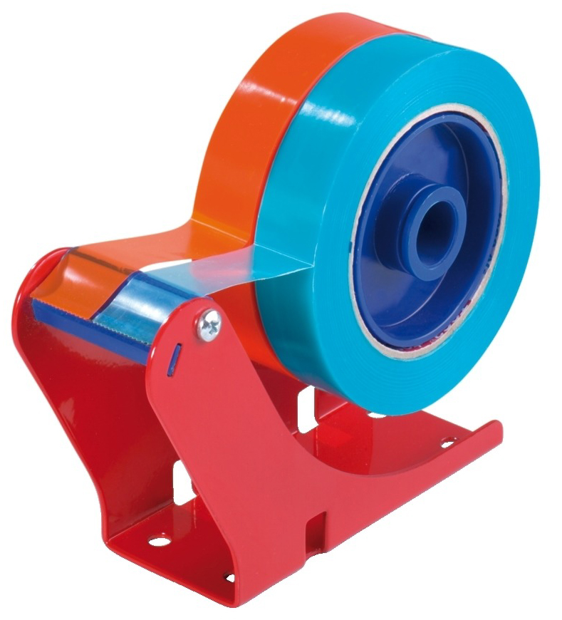 tesa Tischabroller 6012, Stahlgehäuse, Farbe: rot von Tesa