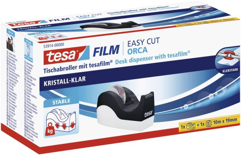 tesa Tischabroller schwarz/weiß von Tesa