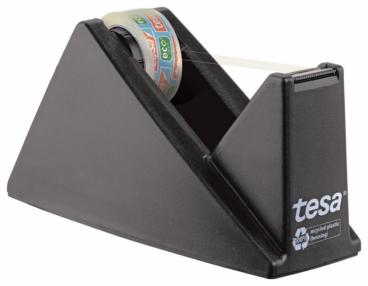 tesa Tischabroller tesa Abroller+1 Klebefilm schwarz von Tesa