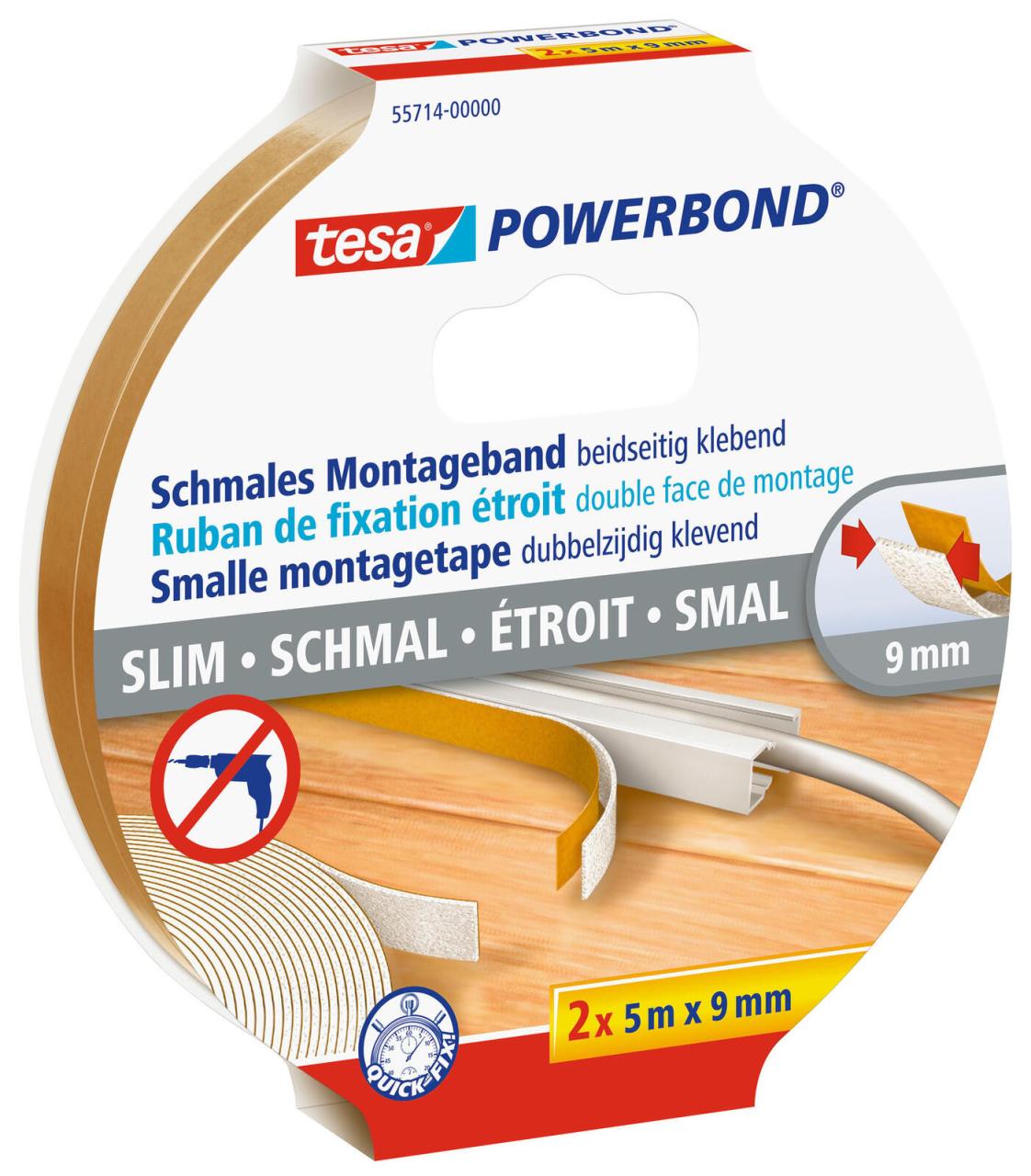 tesa doppelseitiges Klebeband 9 mm x 5 m weiß tesa doppelseitiges Klebeband 9 mm x 5 m weiß von Tesa