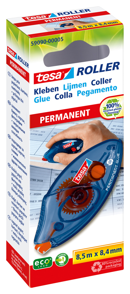 tesa ecoLogo Einweg-Kleberoller PERMANENT GLUE, 8,4mm x 8,5m tesa ecoLogo Einweg-Kleberoller PERMANENT GLUE, 8,4mm x 8,5m von Tesa