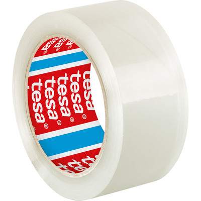 tesa pack Verpackungsklebeband PVC, 66m x 50mm, transparent von Tesa