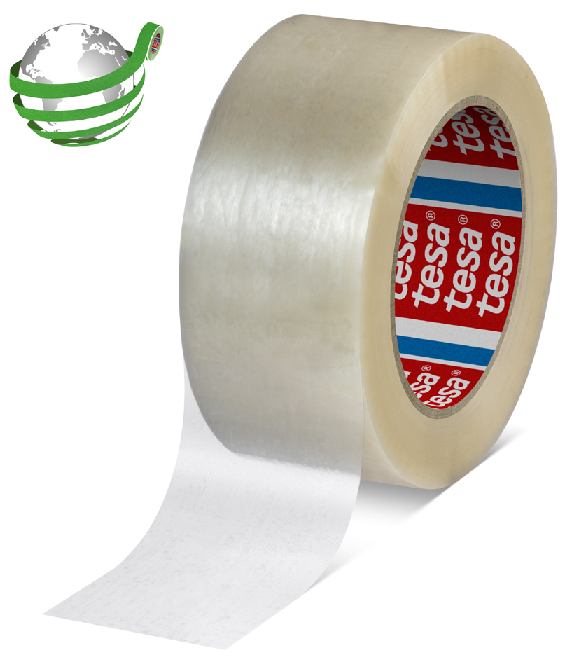tesapack Verpackungsklebeband 60418, aus PET, 50 mm x 132 m von Tesa
