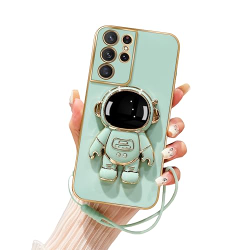 Tesazxcn Handyhülle für Samsung Galaxy S21 Ultra (Cyan) von Tesazxcn