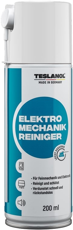 TESLANOL 26017 Elektro-Mechanik-Reinigerspray, 200 ml von Teslanol