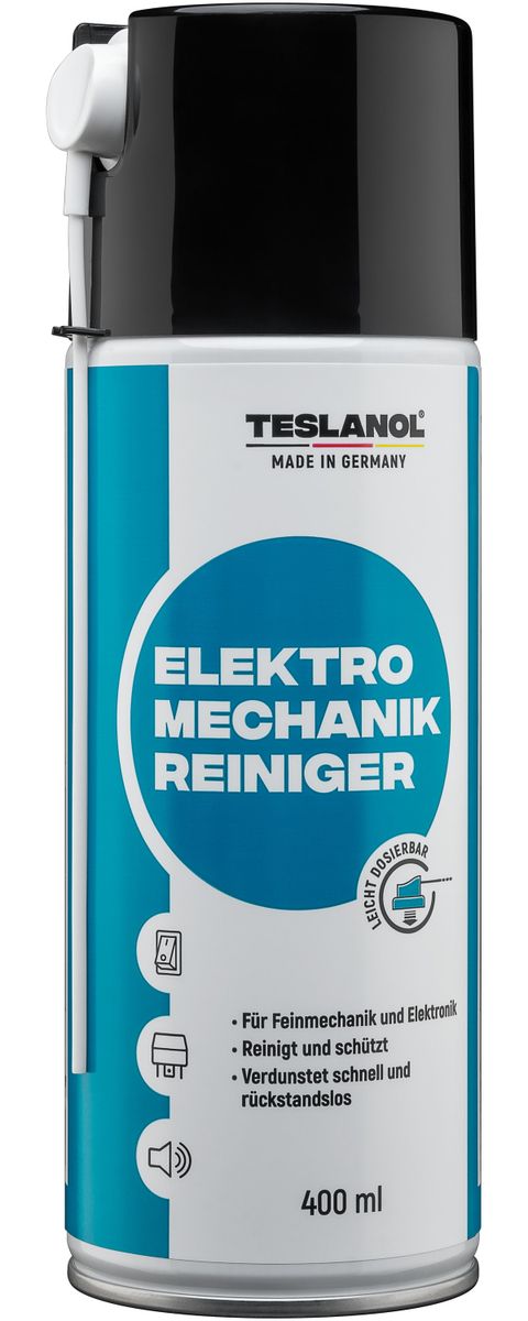TESLANOL 26018 Elektro-Mechanik-Reinigerspray, 400 ml von Teslanol