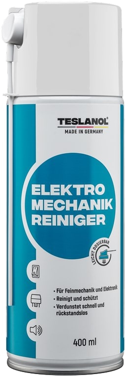 TESLANOL 26018 Elektro-Mechanik-Reinigerspray, 400 ml von Teslanol