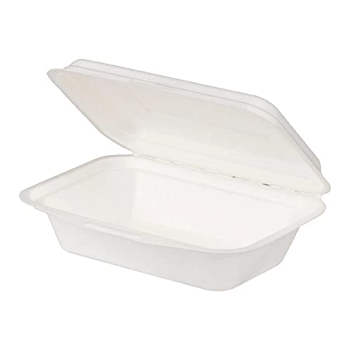 Tessera Bio Products QC450S Zuckerrohr M/W Behälter, Weiß, 17cm Länge, 12.5cm Breite, 50 Stück von Tessera Bio Products