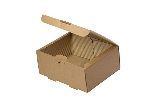 Tessera Bio Products QWCAL Kraftpapier 2-Lagige Calzone Foodbox, Naturfarbe, 26.8cm Länge, 14.4cm Breite, 7.8cm Höhe, 100 pcs Tessera Bio Products QWCAL Kraftpapier 2-Lagige Calzone Foodbox, Naturfarbe, 26.8cm Länge, 14.4cm Breite, 7.8cm Höhe, 100 pcs von Tessera Bio Products
