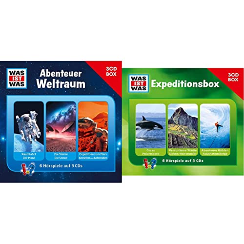 Was Ist Was 3-CD Hörspielbox Vol.6 – Abenteuer Weltraum & Was Ist Was 3-CD Hörspielbox Vol.2 - Expeditionsbox Was Ist Was 3-CD Hörspielbox Vol.6 – Abenteuer Weltraum & Was Ist Was 3-CD Hörspielbox Vol.2 - Expeditionsbox von Tessloff Medien