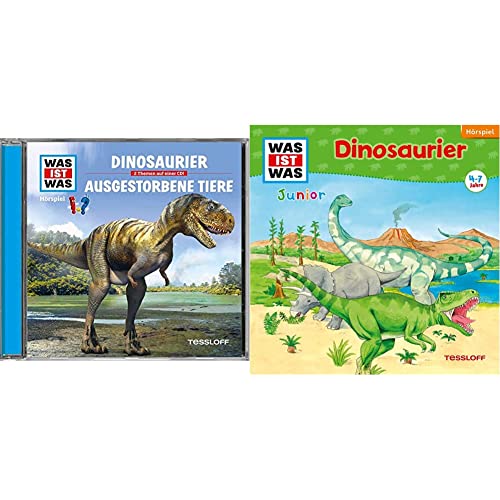 Folge 08: Dinosaurier/Ausgestorbene Tiere & WAS IST WAS Junior - Folge 06: Dinosaurier von Tessloff Verlag Ragnar Tessloff GmbH & Co. KG