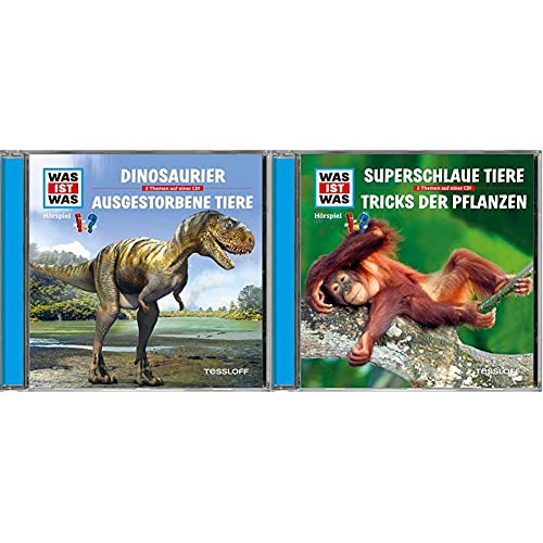 Folge 08: Dinosaurier/Ausgestorbene Tiere & Was Ist Was - Folge 61: Superschlaue Tiere / Tricks der Pflanzen von Tessloff Verlag Ragnar Tessloff GmbH & Co. KG