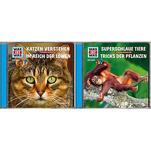 Folge 53: Katzen verstehen im Reich der Löwen & Was Ist Was - Folge 61: Superschlaue Tiere / Tricks der Pflanzen von Tessloff Verlag Ragnar Tessloff GmbH & Co. KG