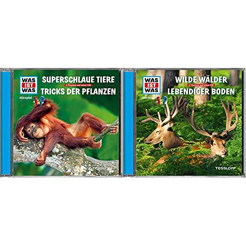 Folge 54: Wilde Wälder / Lebendiger Boden & Was Ist Was - Folge 61: Superschlaue Tiere / Tricks der Pflanzen von Tessloff Verlag Ragnar Tessloff GmbH & Co. KG