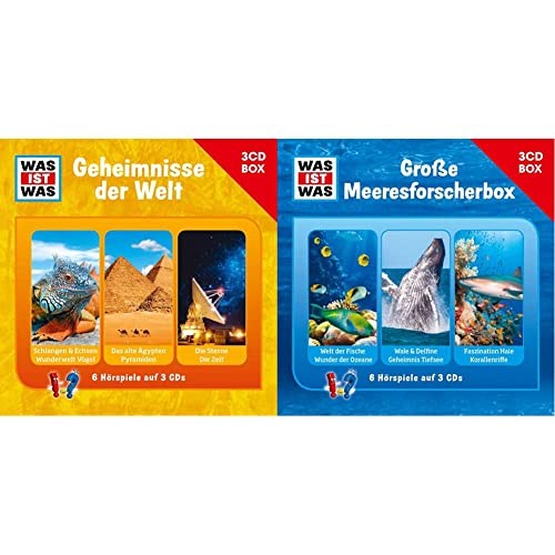 Was Ist Was 3-CD Hörspielbox Vol.3 – Geheimnisse der Welt & Was Ist Was 3-CD Hörspielbox Vol.5-Meeresbox von Tessloff Verlag Ragnar Tessloff GmbH & Co. KG