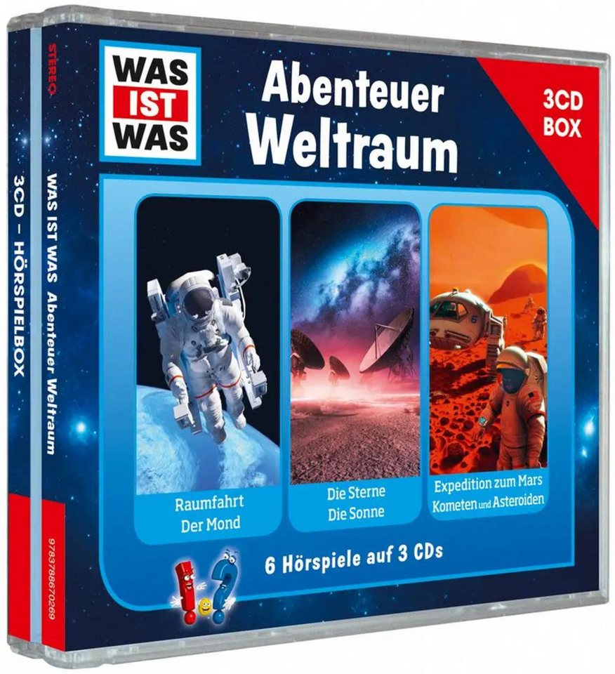 Tessloff Verlag Hörspiel WAS IST WAS 3-CD-Hörspielbox Abenteuer Weltraum Tessloff Verlag Hörspiel WAS IST WAS 3-CD-Hörspielbox Abenteuer Weltraum von Tessloff Verlag